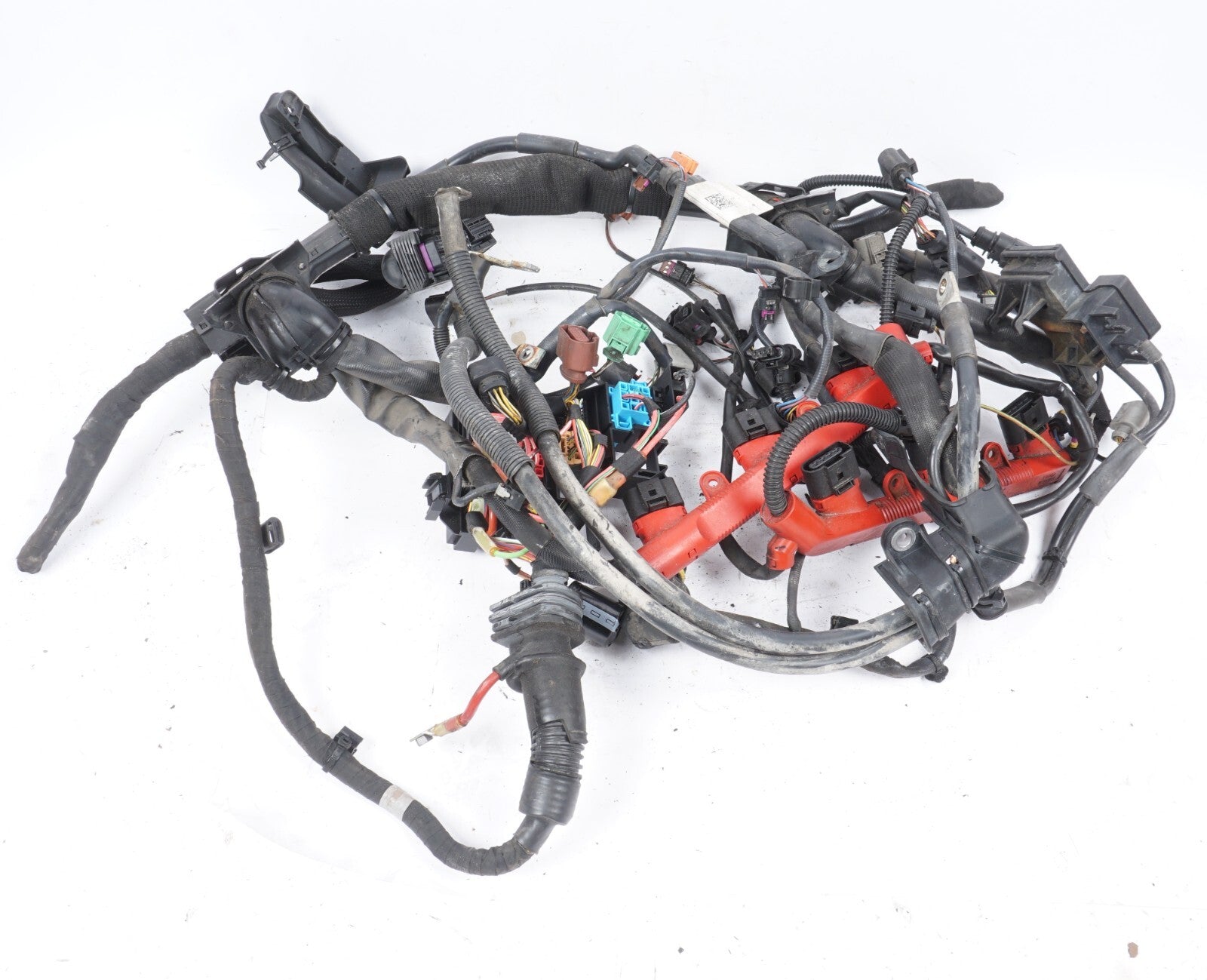 2012 - 2014 Audi A8L A8 3.0L Engine Wire Harness 4H1971713CR OEM