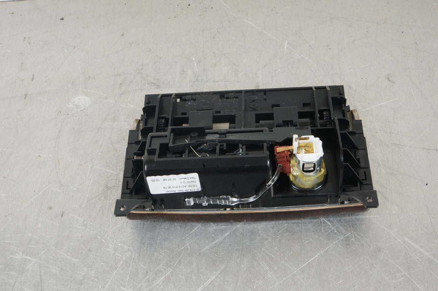 07-14 Mercedes W216 CL550 CL63 AMG Center Console Ash Tray Ashtray Trim Wood OEM