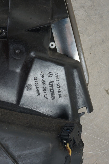 08-14 Mercedes W204 C300 C250 Rear Left Driver Door Window Regulator OEM
