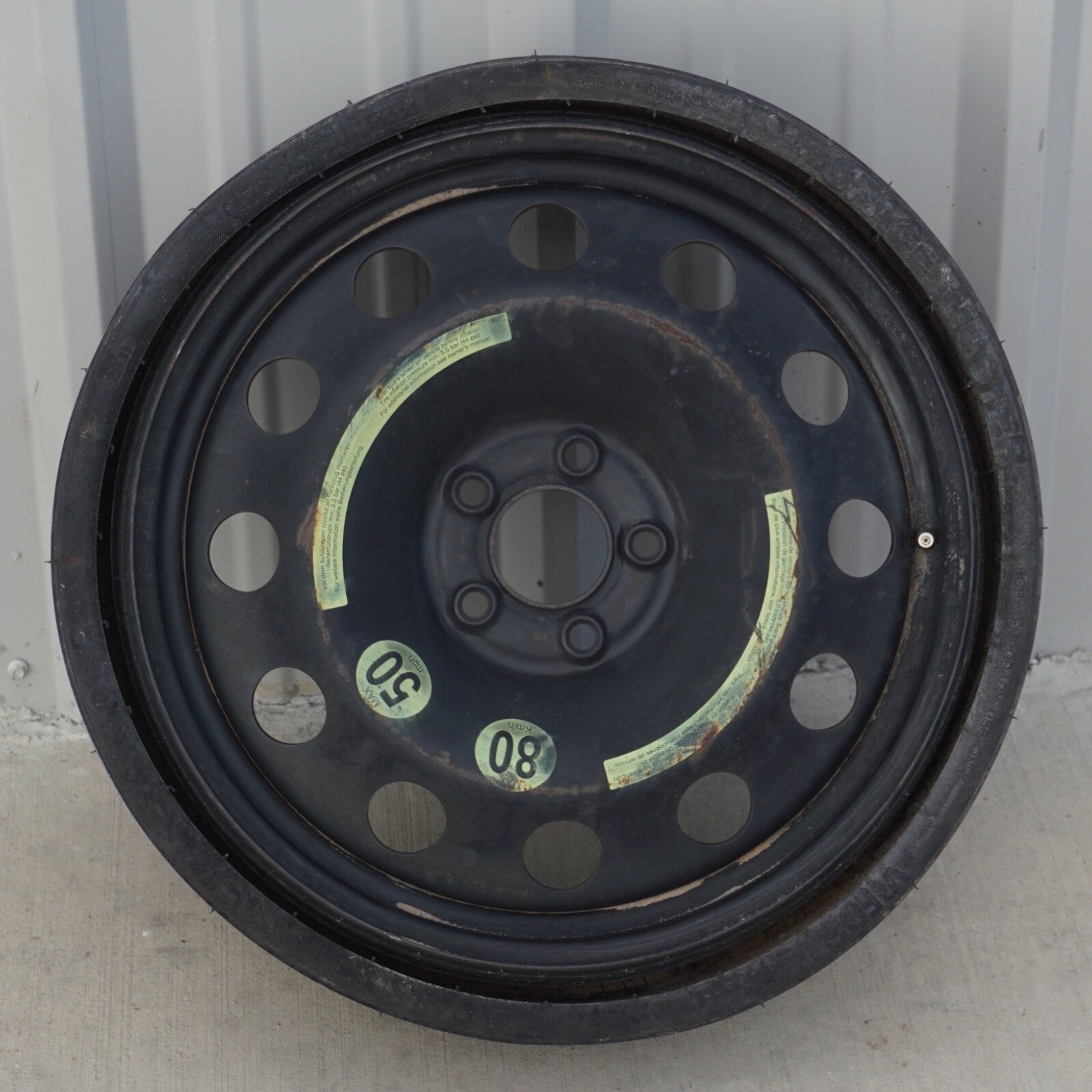 06-13 Mercedes W251 R350 R500 Emergency Spare Tire Wheel Donut Rim 18" 18 OEM