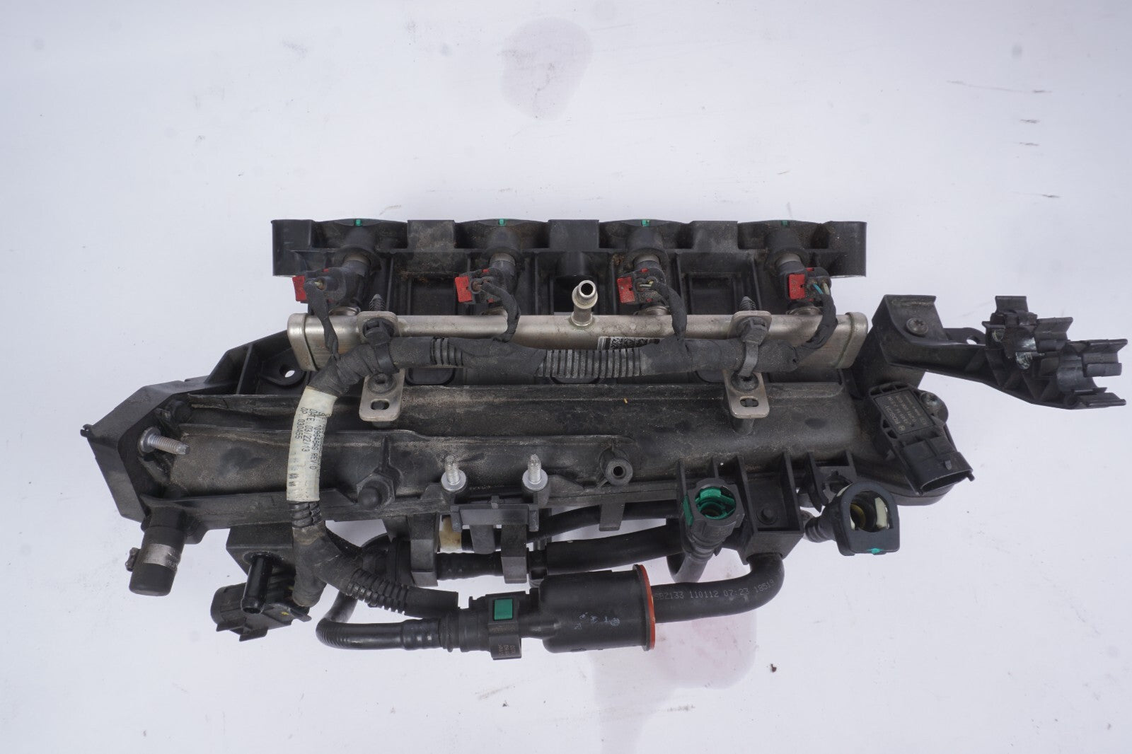 14 - 17 Fiat 500L 1.4l Intake Manifold w/ Fuel Injectors OEM 36k
