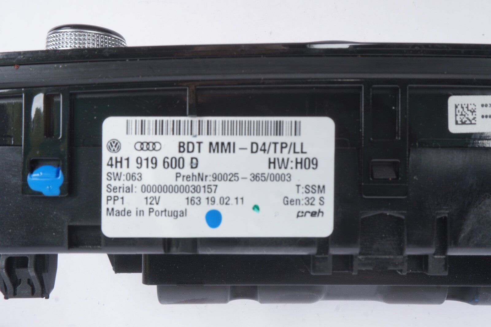 2011 - 2018 AUDI A8 D4 AUDIO RADIO MULTIMEDIA CONTROL SWITCH 4H1919600D OEM