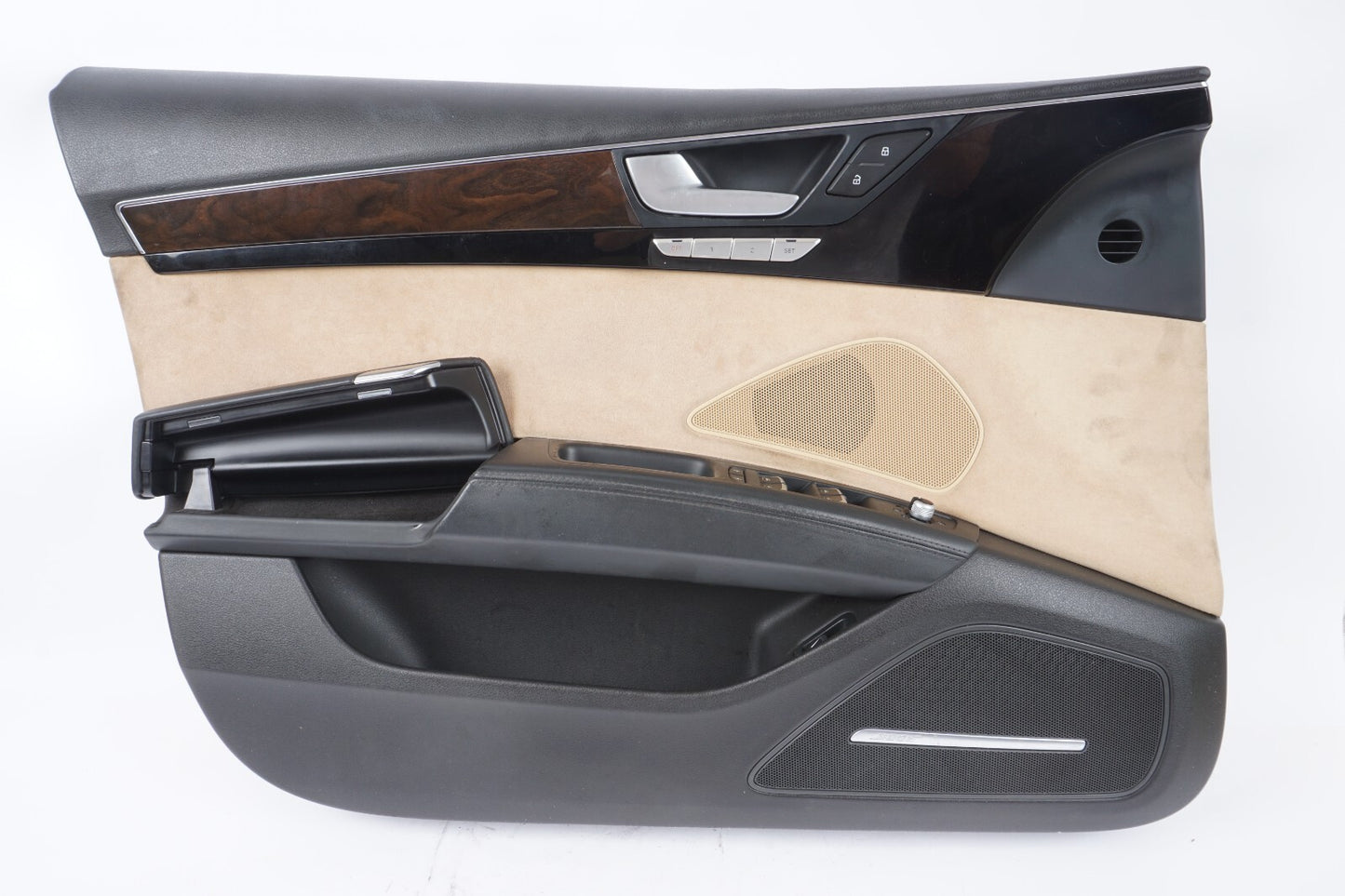 2012 - 2017 AUDI A8L A8 FRONT LEFT DRIVER DOOR PANEL TRIM  OEM