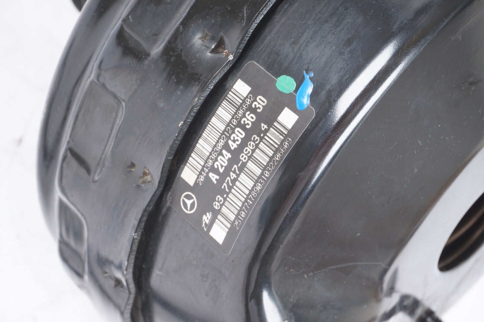 08-15 Mercedes W204 C300 E350 Master Cylinder Power Brake Booster 2044303630 OEM