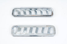 2010 - 20 BENTLEY MULSANNELEFT RIGHT LOWER FOOT A/C HEATER AIR VENT TRIM CHROME