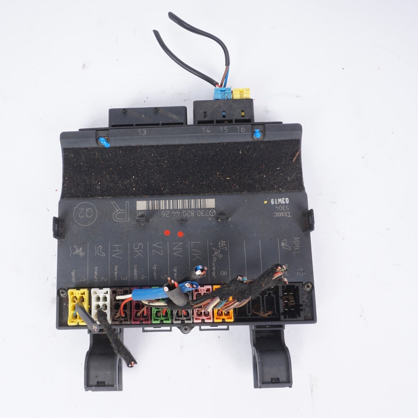03-06 Mercedes R230 SL500 SL55 Right Passenger Under Seat Control Module OEM