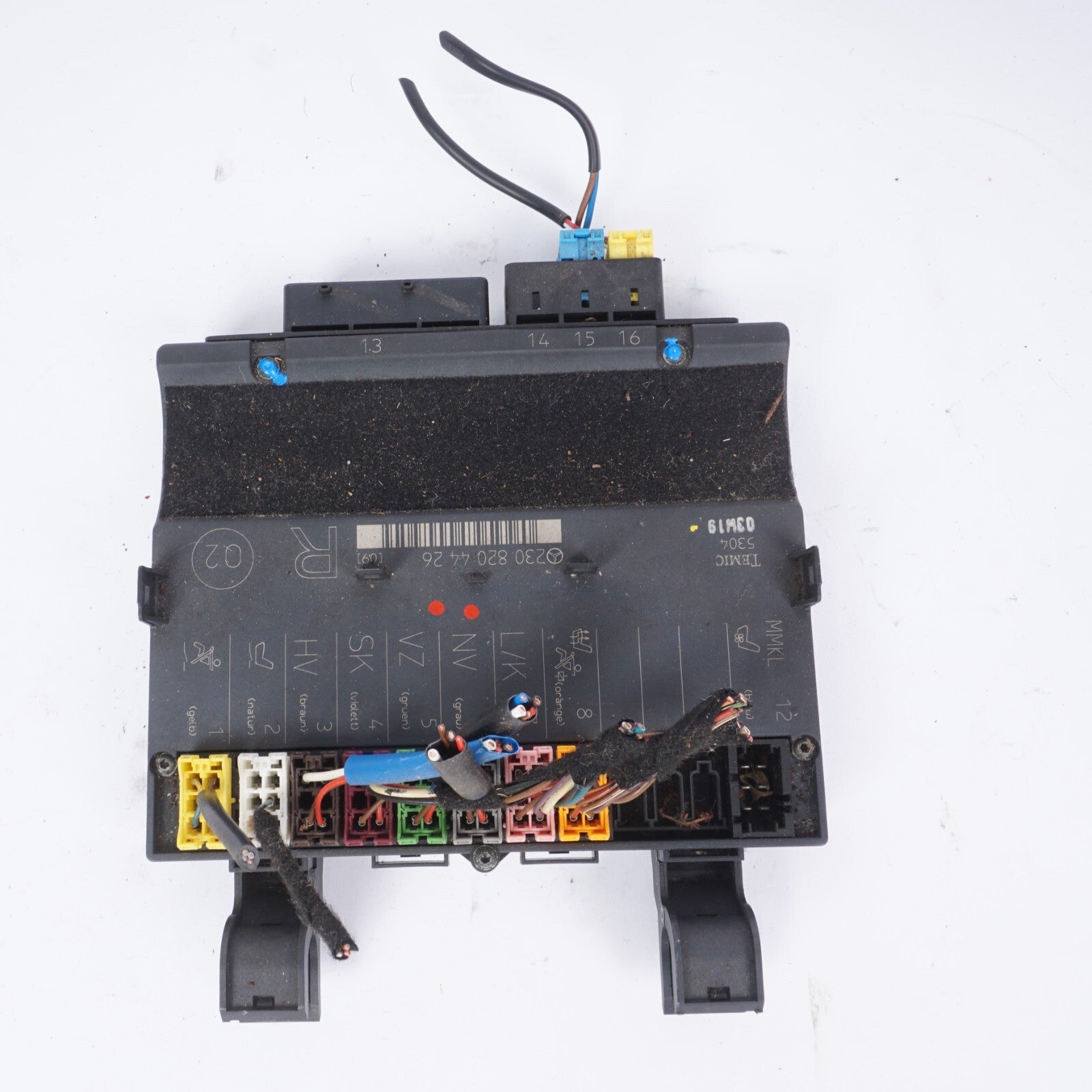 03-06 Mercedes R230 SL500 SL55 Right Passenger Under Seat Control Module OEM