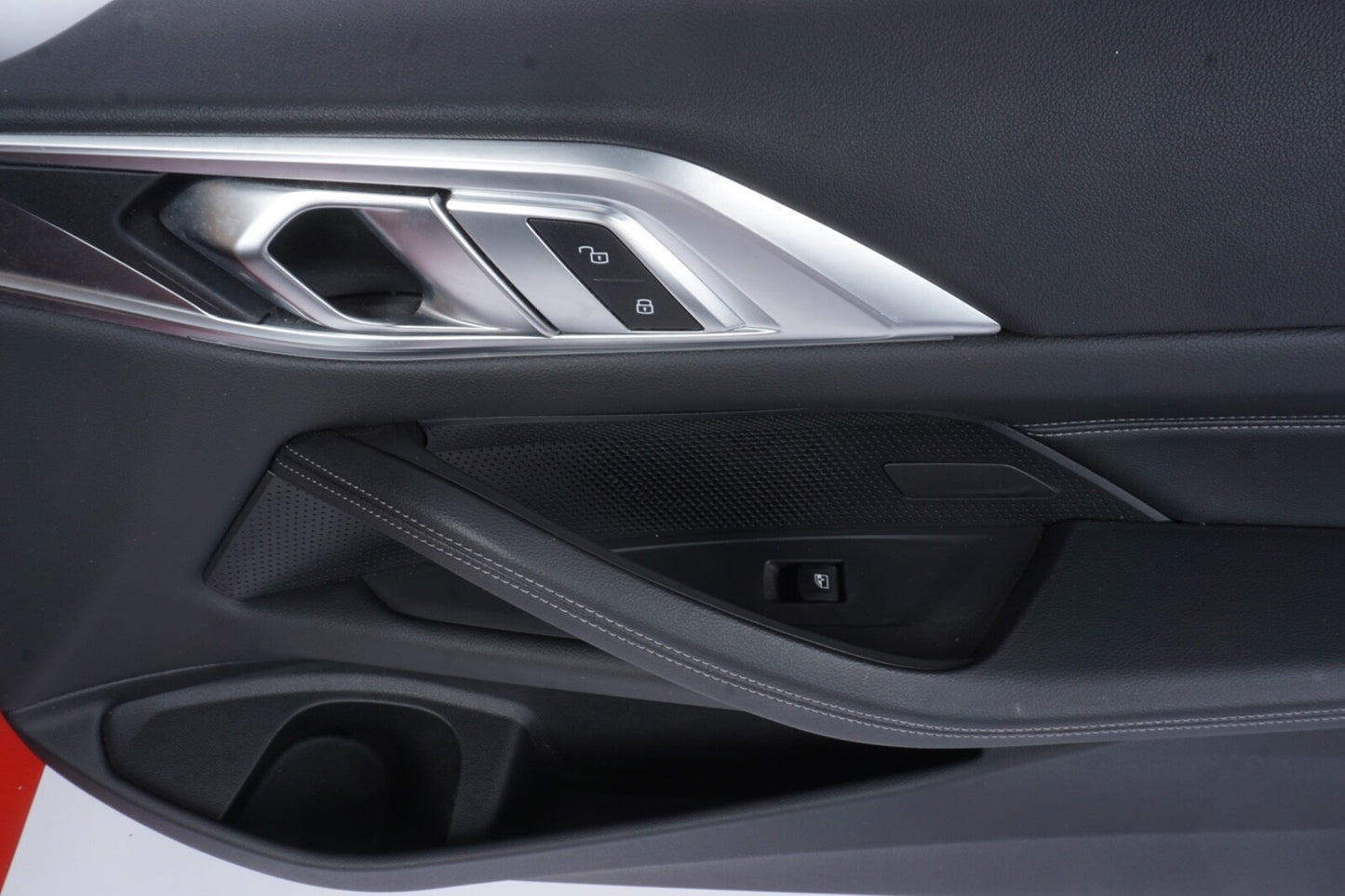 2021-2024 BMW M440I 430I FRONT RIGHT INNER DOOR TRIM PANEL BLACK LEATHER OEM