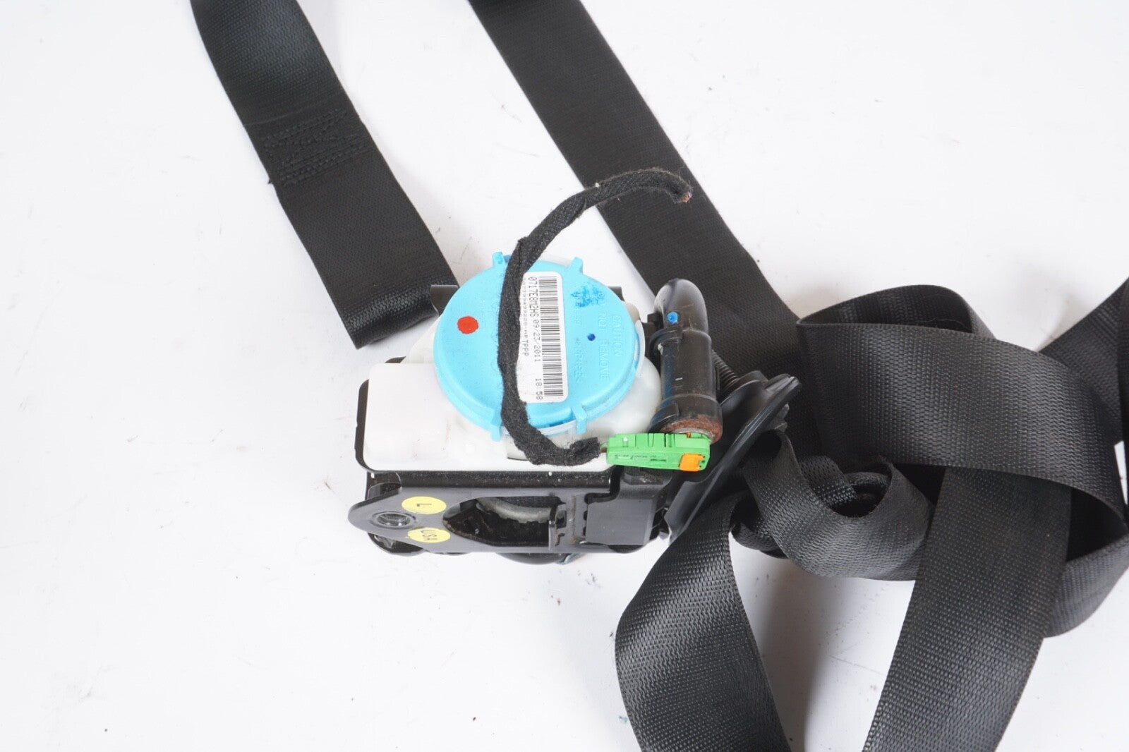 12-14 Mercedes W204 C250 Coupe Front Left Driver Side Seat Belt Retractor Black