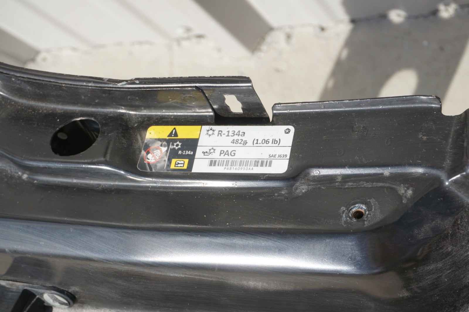 2012 - 2017 FIAT 500 500C POP 2 DOOR RADIATOR SUPPORT