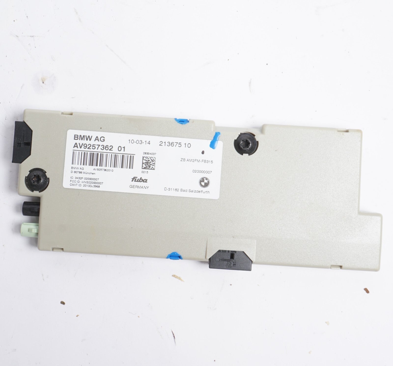 13-18 BMW 650i 640i Antenna Amplifier Diversity 9257362 OEM