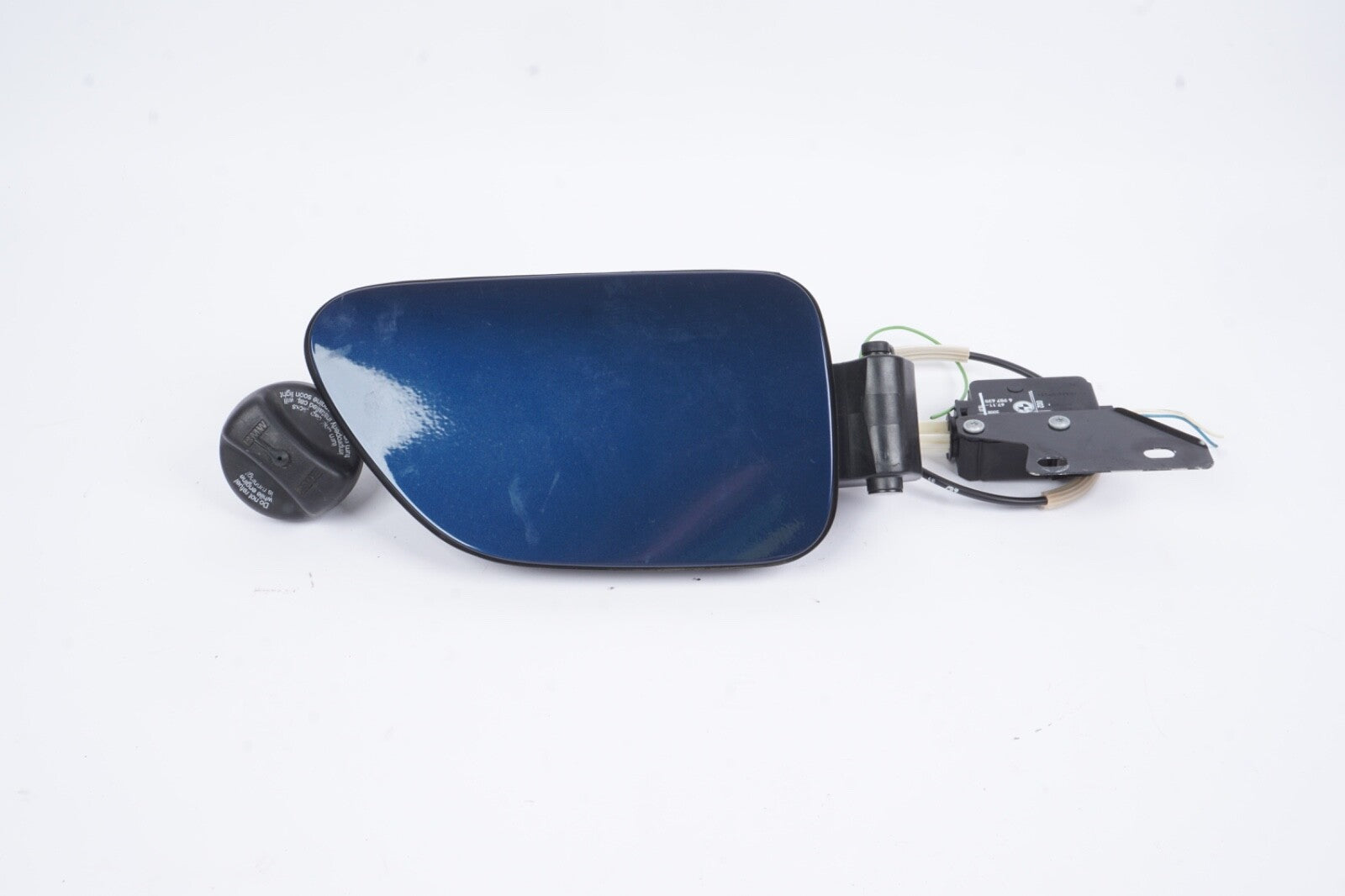 2004-2010 BMW E63 645 650 Rear Gas Fuel Tank Door Lid Cover Blue OEM