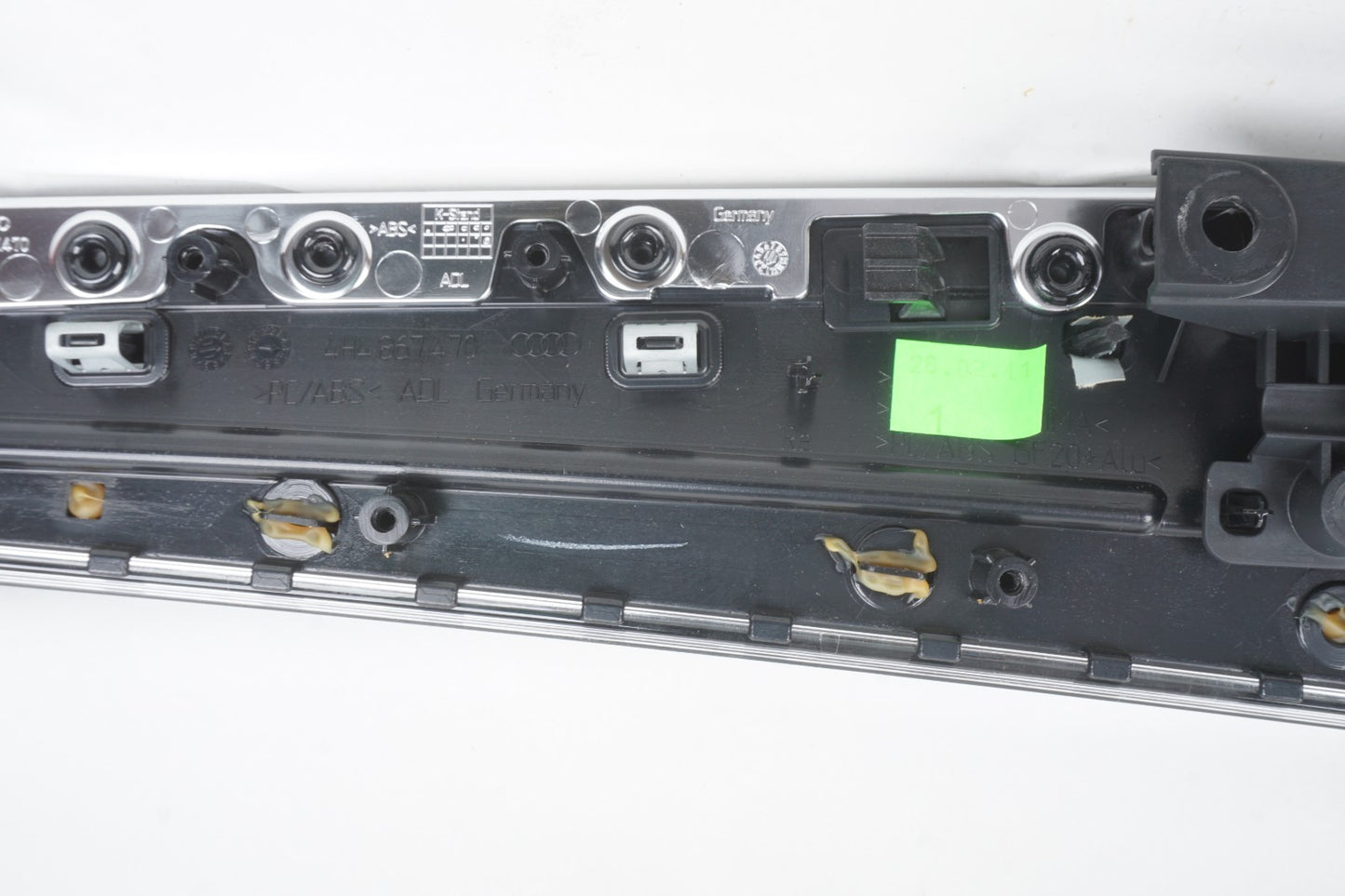 2011-2017 Audi D4 A8 A8L Rear Right Interior Door Handle w/ Trim Panel OEM