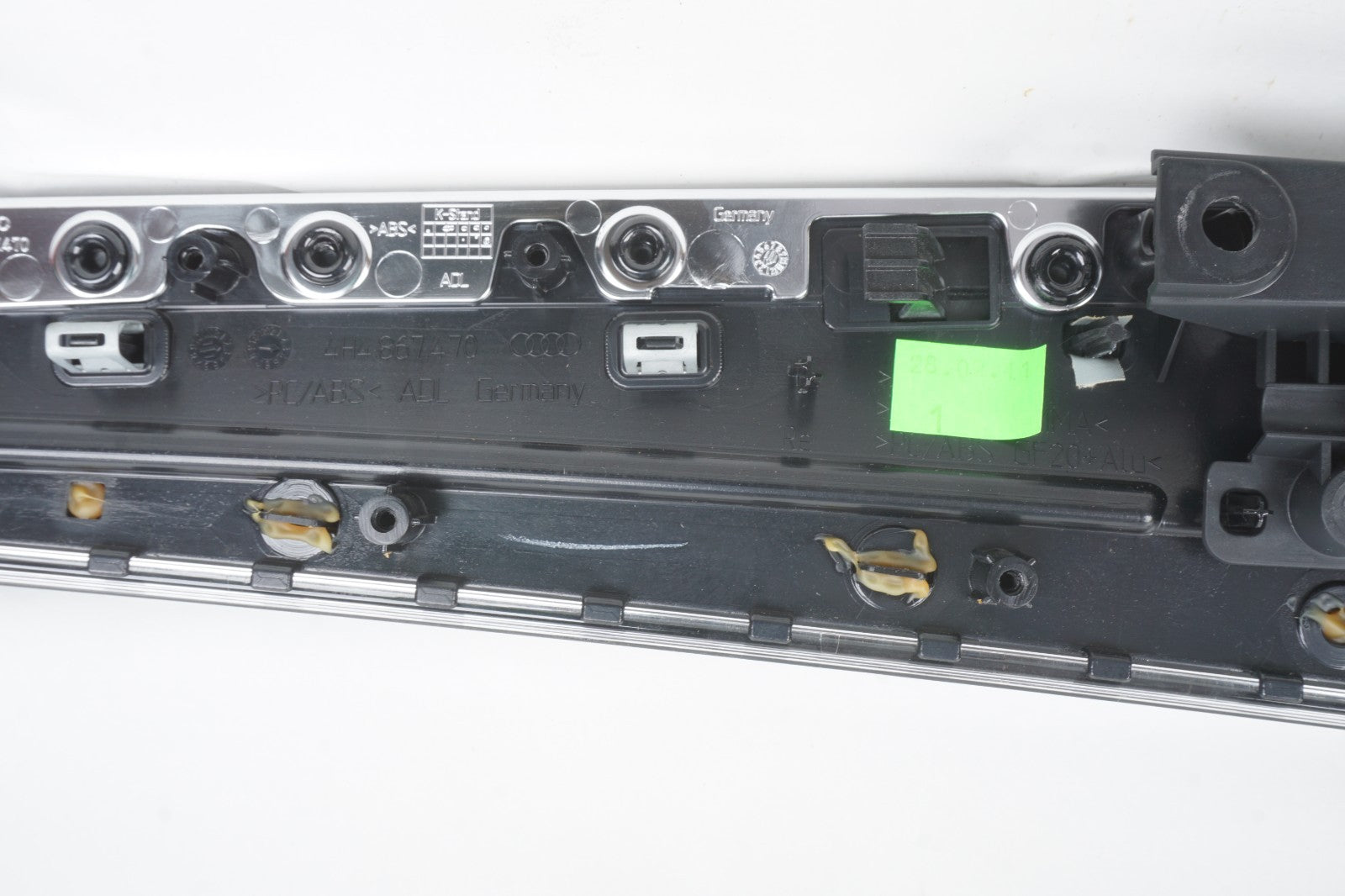 2011-2017 Audi D4 A8 A8L Rear Right Interior Door Handle w/ Trim Panel OEM