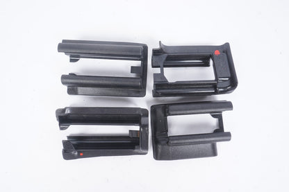 10-17 Mercedes W207 E350 Coupe Front Left Driver Seat Track Rail Cover 4Pcs OEM
