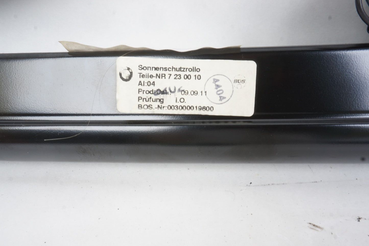 12-18 BMW F12  F13 650i 640i M6 COUPE REAR WINDOW SUN SHADE ROLLER BLIND CURTAIN