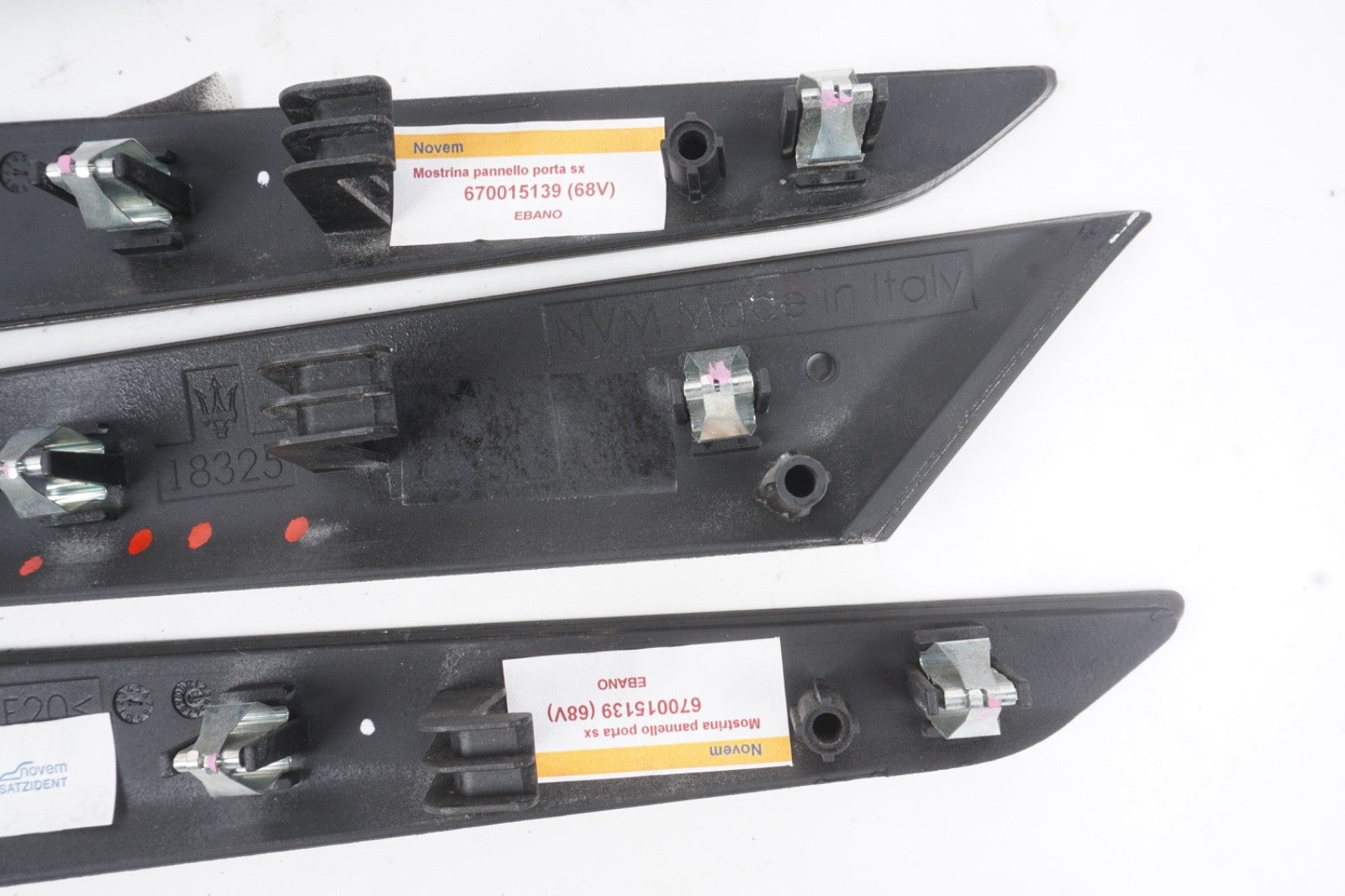 2014 - 2017 Maserati Ghibli S 3.0L Door Wood Trim Molding Set Of 4 OEM
