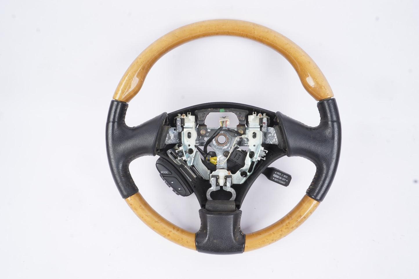 2002 - 2010 LEXUS SC430 DRIVER STEERING WHEEL LEATHER WOOD ASSEMBLY OEM