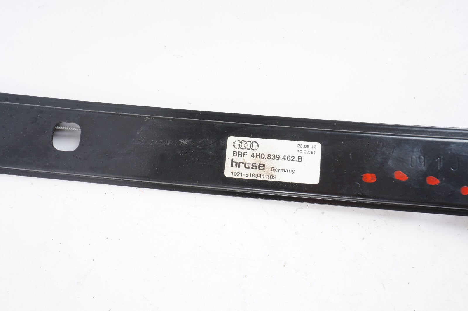 11-17 AUDI A8L REAR RIGHT PASSENGER SIDE WINDOW REGULATOR & MOTOR OEM