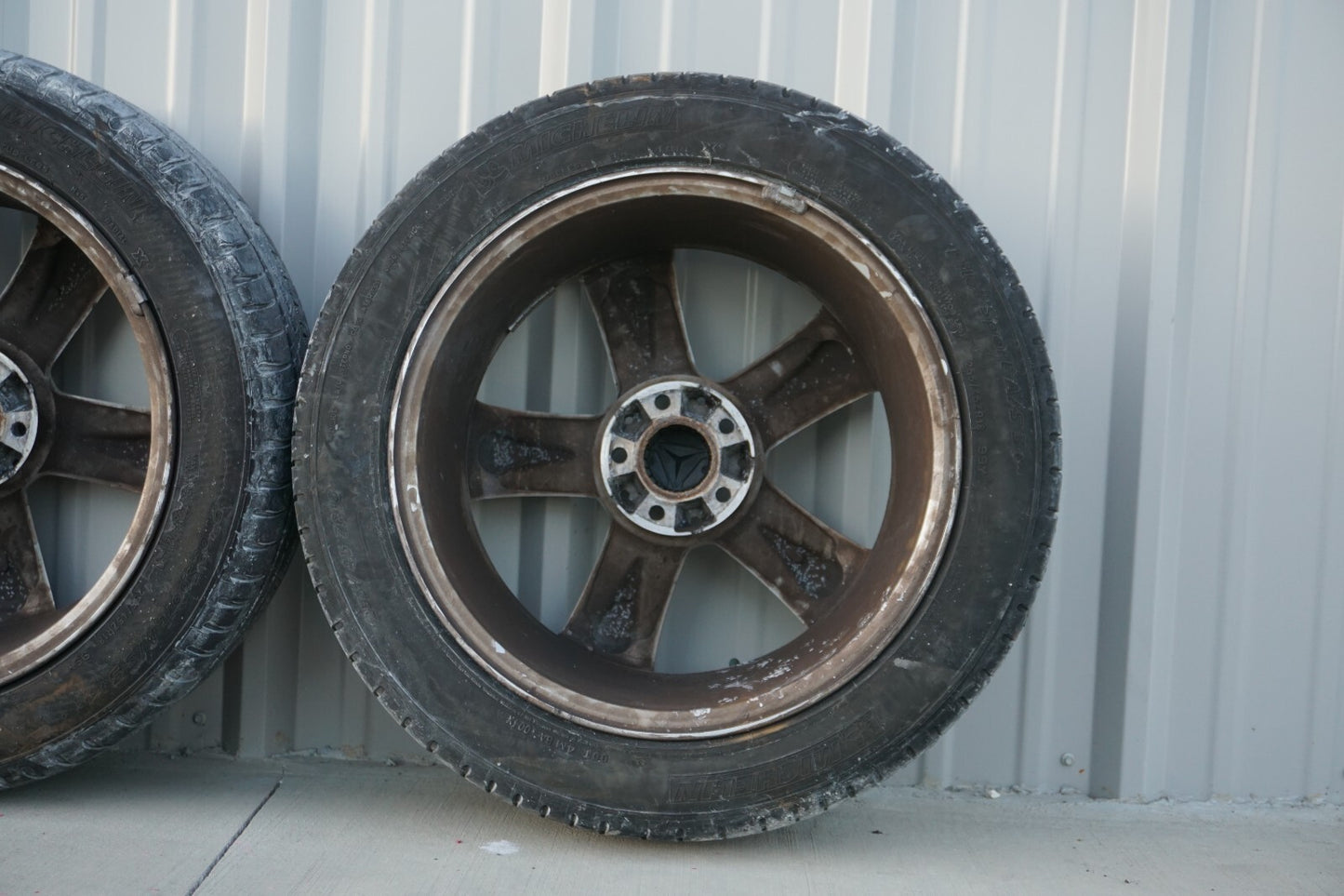 07-13 Mercedes W221 S550 CL500 Alloy Wheel Rim 9.5Jx19H2 & Tire SET Of 4 OEM