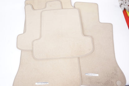 14-17 MERCEDES E400 E350 CONVERTIBLE COUPE FLOOR MAT CARPET SET OF 4 OEM