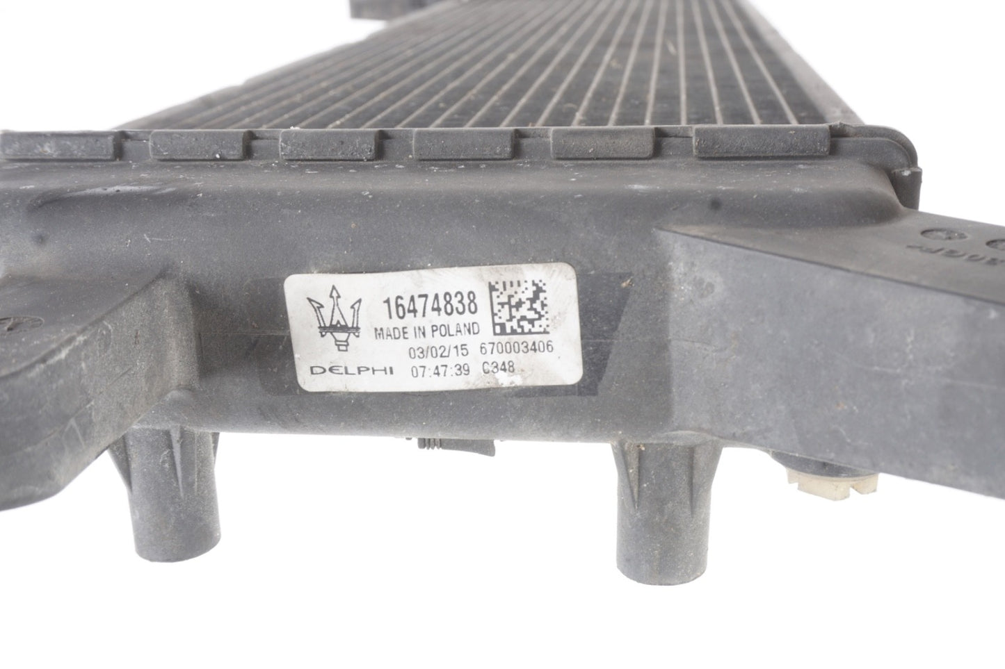 2014 - 2017 Maserati Ghibli Secondary Water Radiator Cooler OEM