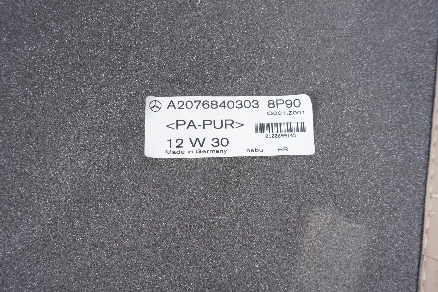 14-17 MERCEDES E400 E350 CONVERTIBLE COUPE FLOOR MAT CARPET SET OF 4 OEM