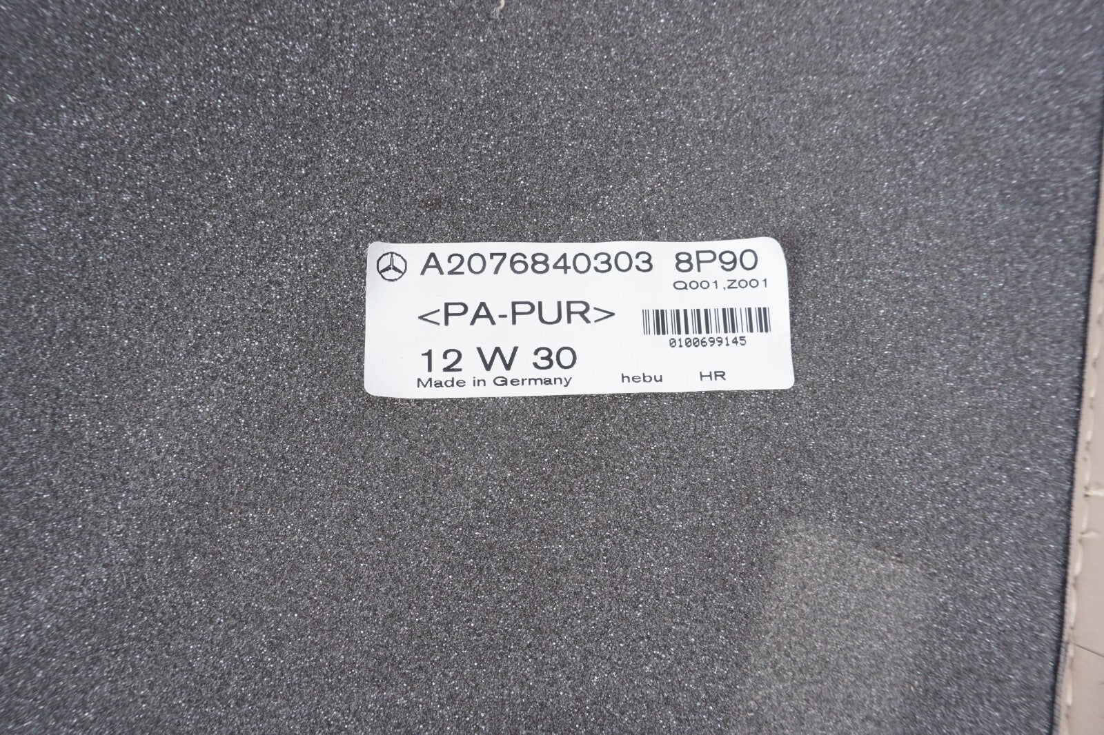 14-17 MERCEDES E400 E350 CONVERTIBLE COUPE FLOOR MAT CARPET SET OF 4 OEM