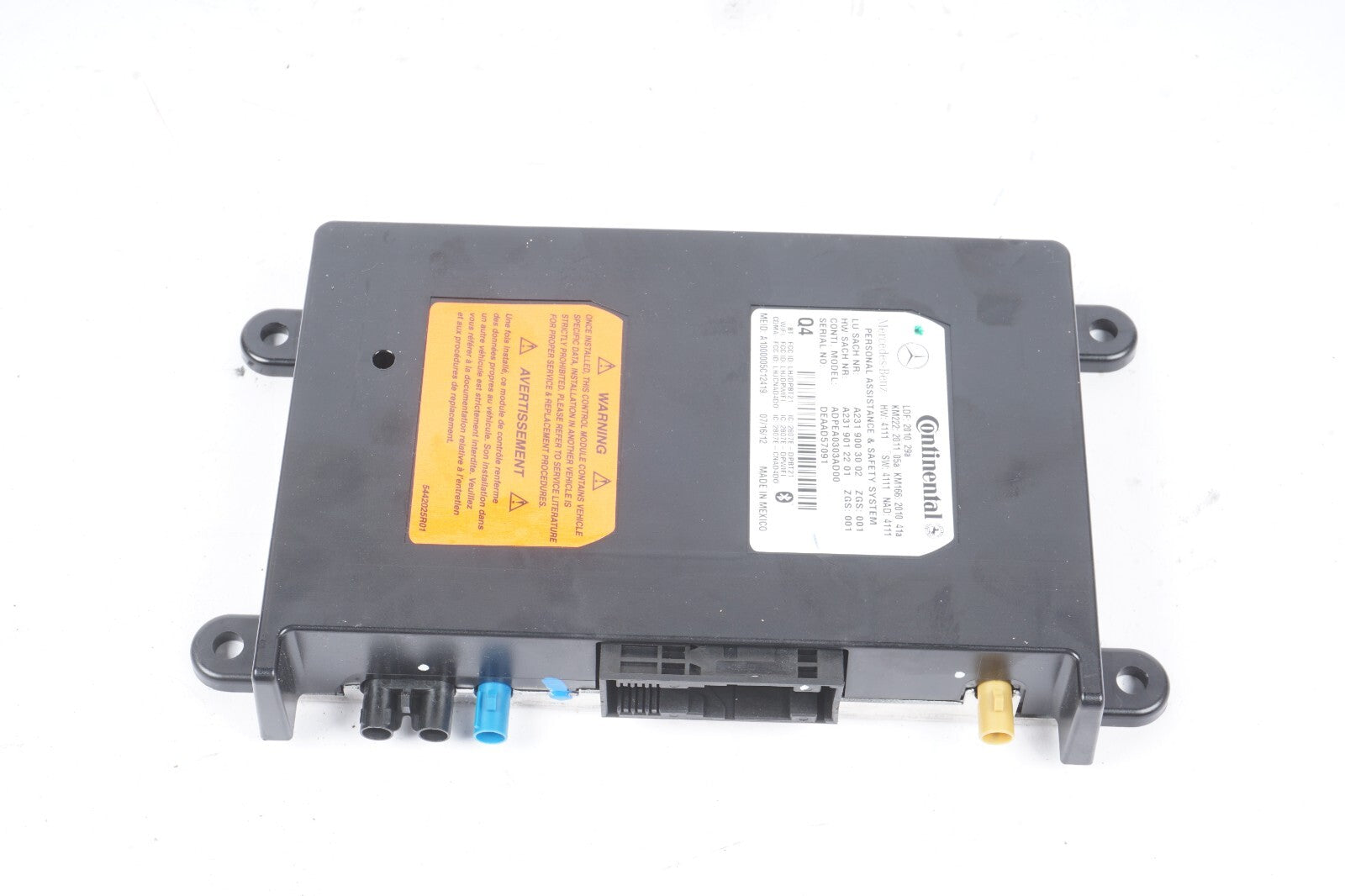 08-14 Mercedes W204 C250 C300 Communication Control Module A2319003002 OEM