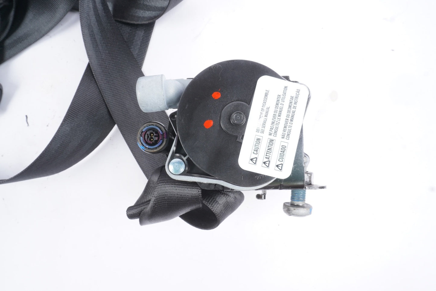 2012 - 2019 Fiat 500 Front Right Seat Belt OEM Black