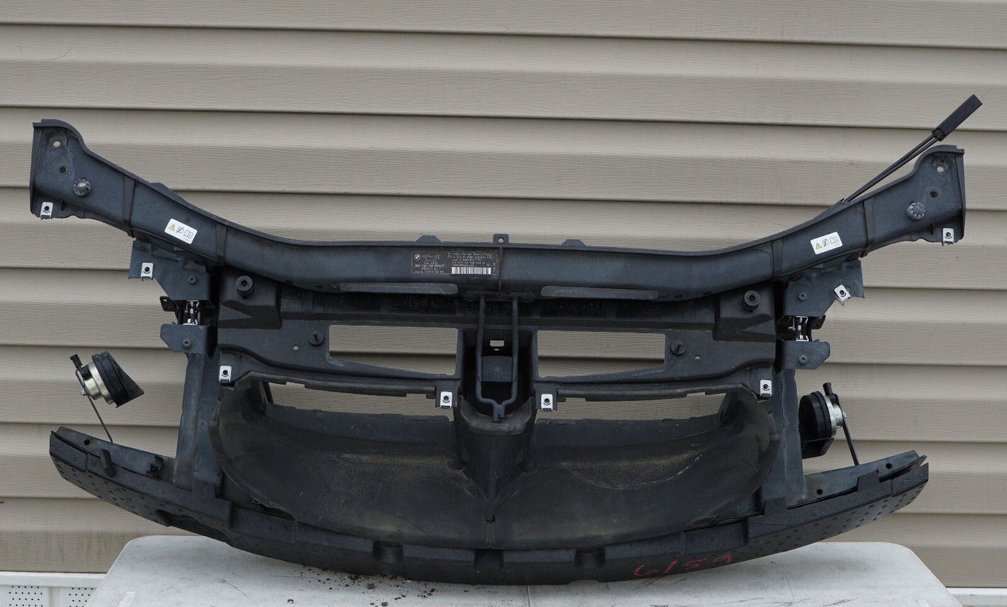 2009 - 2013 BMW 335i 328i E93 RADIATOR SUPPORT W/ BUMPER REINFORCEMENT OEM