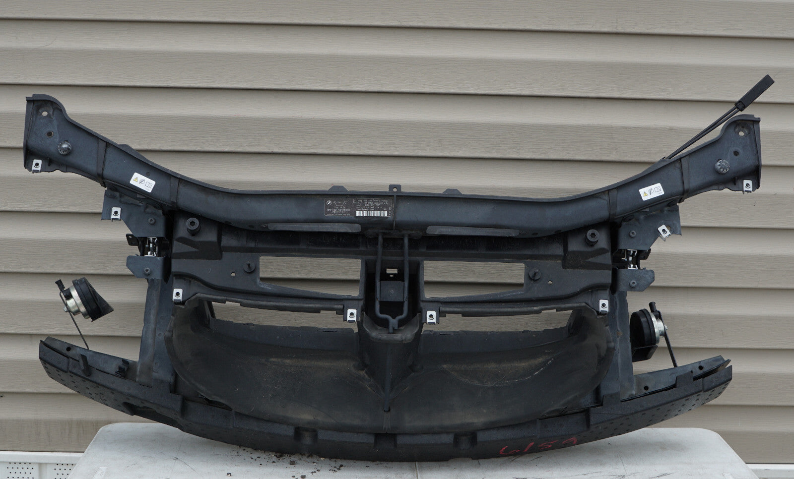 2009 - 2013 BMW 335i 328i E93 RADIATOR SUPPORT W/ BUMPER REINFORCEMENT OEM