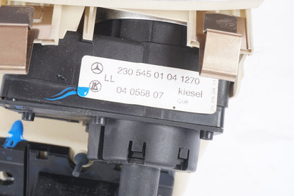 03-12 Mercedes R230 SL500 SL550 SL55 AMG Headlight Control Switch BEIGE OEM