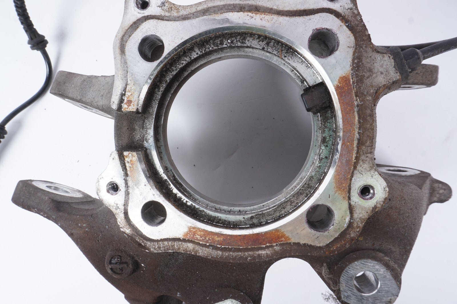 2012 - 2018 BMW 650i 640i Rear Left Spindle Knuckle Wheel Bearing Housing  OEM