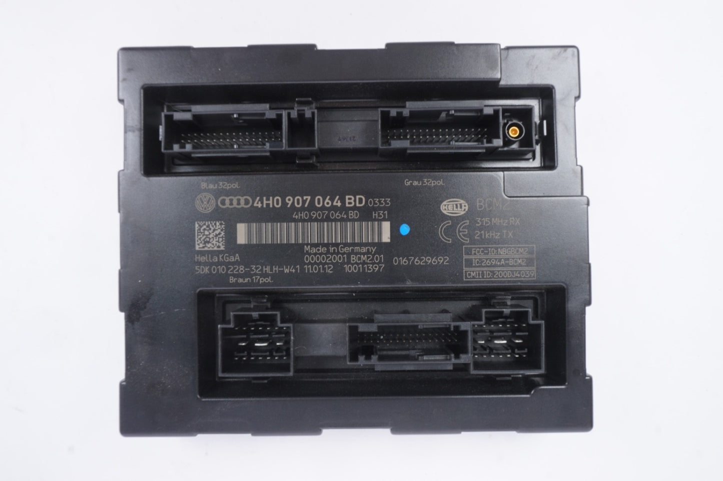 2011-18 AUDI A8 A7 A6 R8 KEYLESS BCM COMPUTER BODY CONTROL MODULE OEM