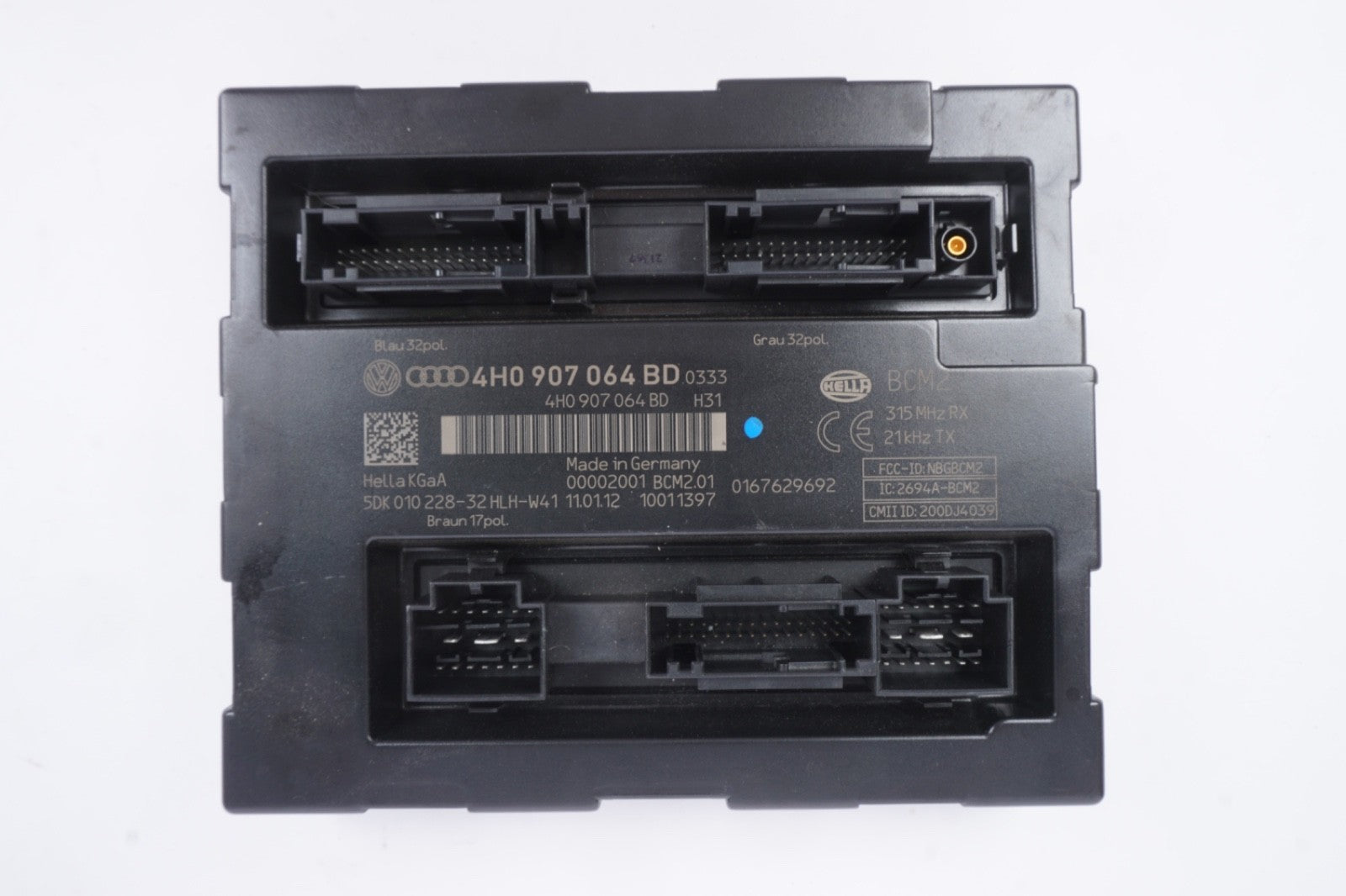 2011-18 AUDI A8 A7 A6 R8 KEYLESS BCM COMPUTER BODY CONTROL MODULE OEM