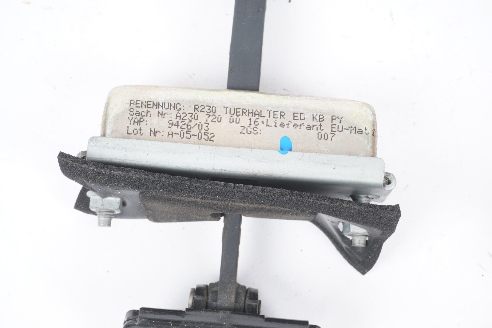 03-12 Mercedes R230 SL500 SL550 Door Hinge Check Stopper Left & Right  OEM