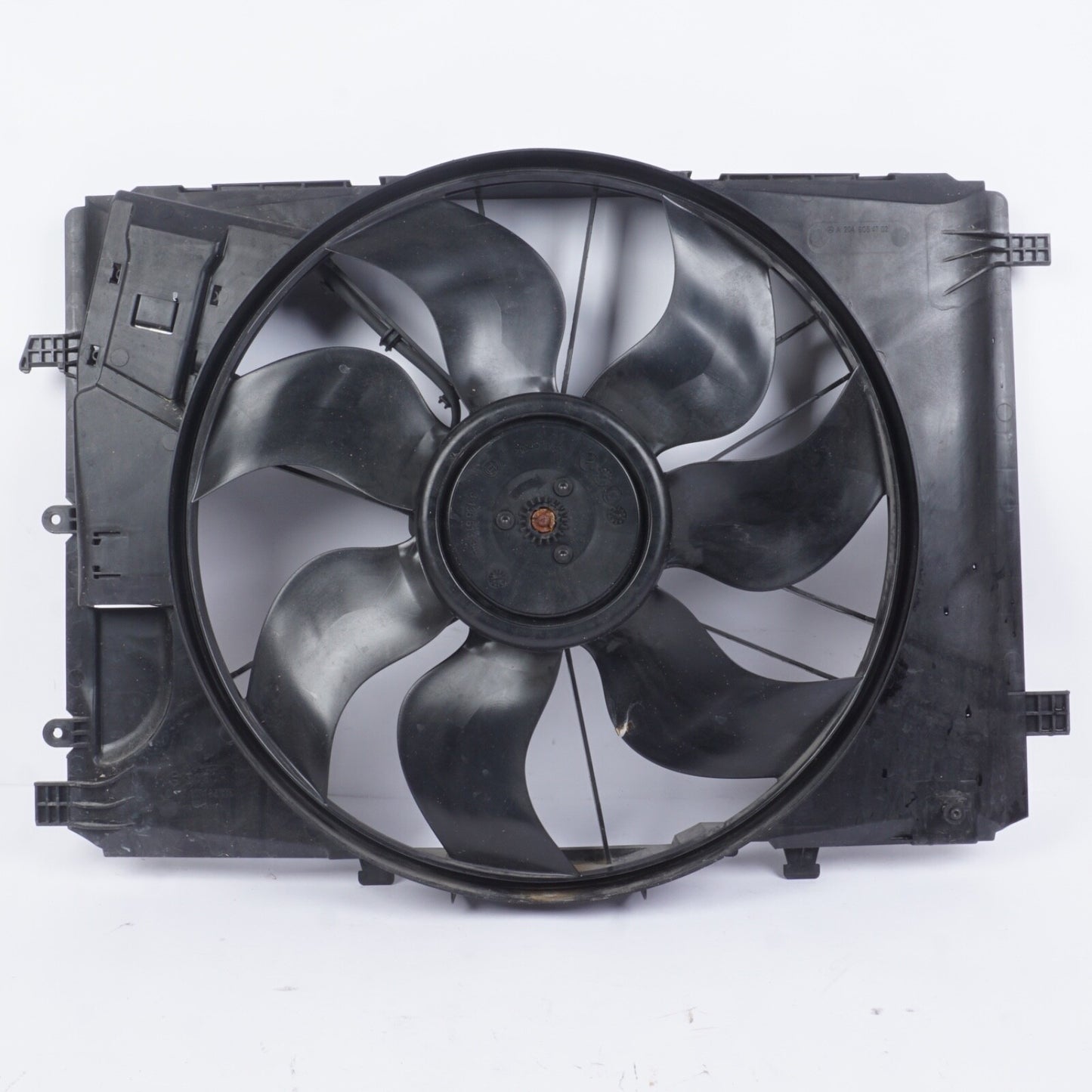 08-18 Mercedes W212 E350 C300 Engine Radiator Cooling Fan Motor Assembly OEM