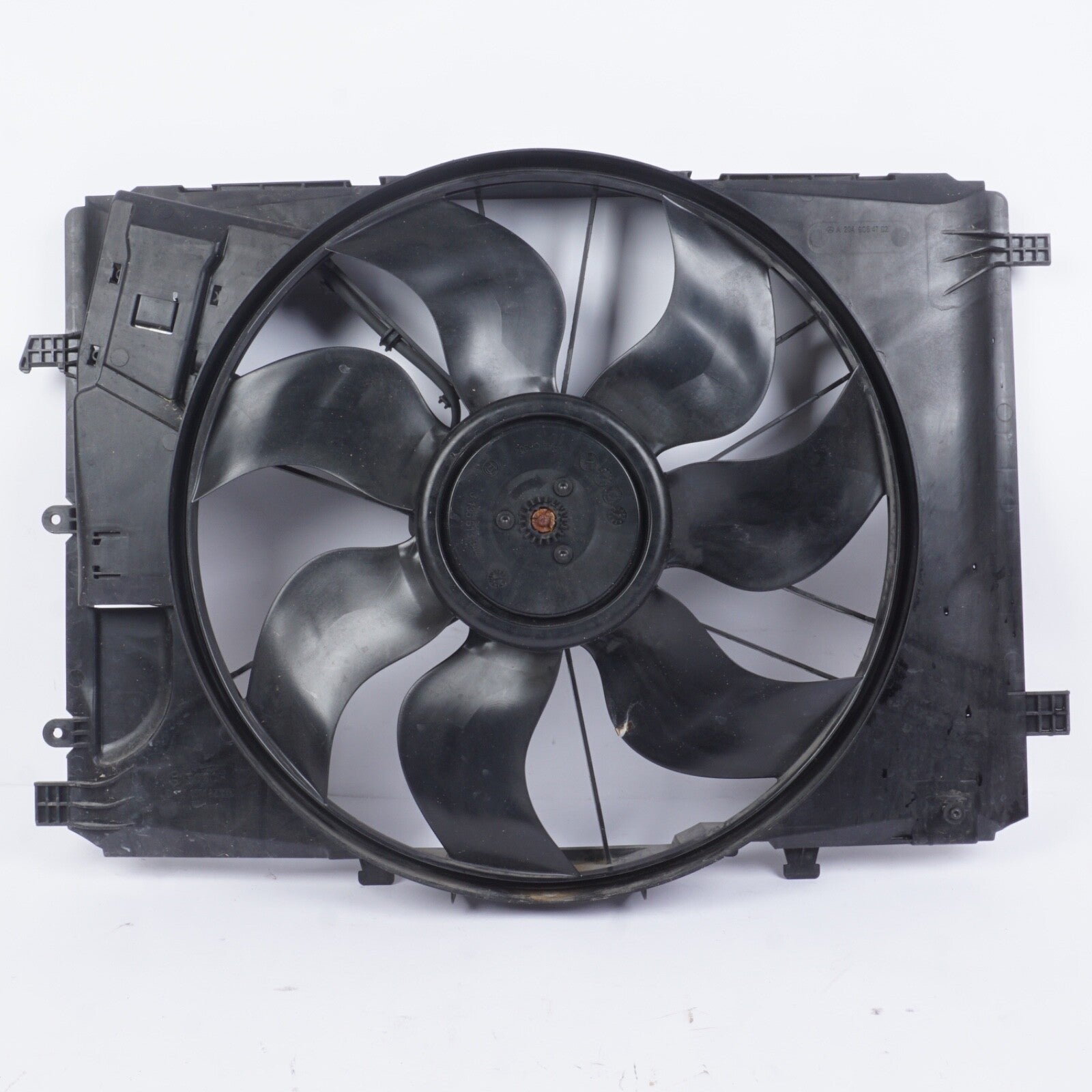 08-18 Mercedes W212 E350 C300 Engine Radiator Cooling Fan Motor Assembly OEM