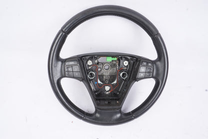 2011 - 2013 VOLVO C70 STEERING WHEEL W/ CONTROLS BLACK LEATHER