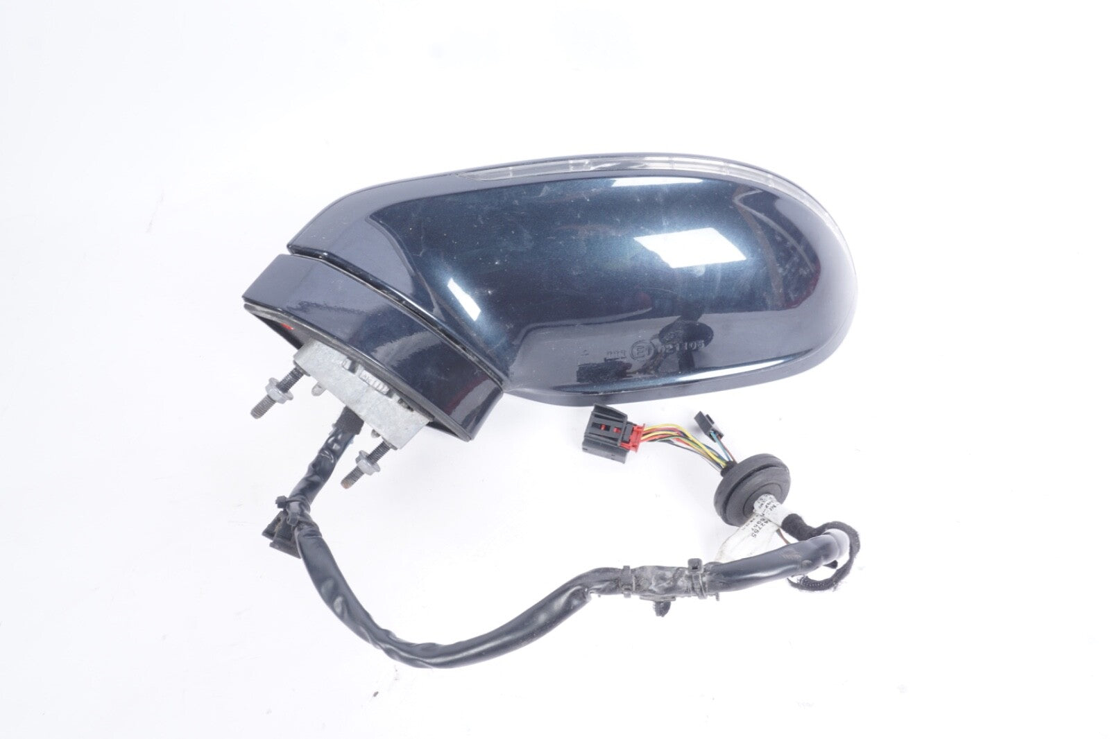 2012-2018 AUDI A7 S7  LEFT DRIVER SIDE DOOR REAR VIEW MIRROR BLUE OEM