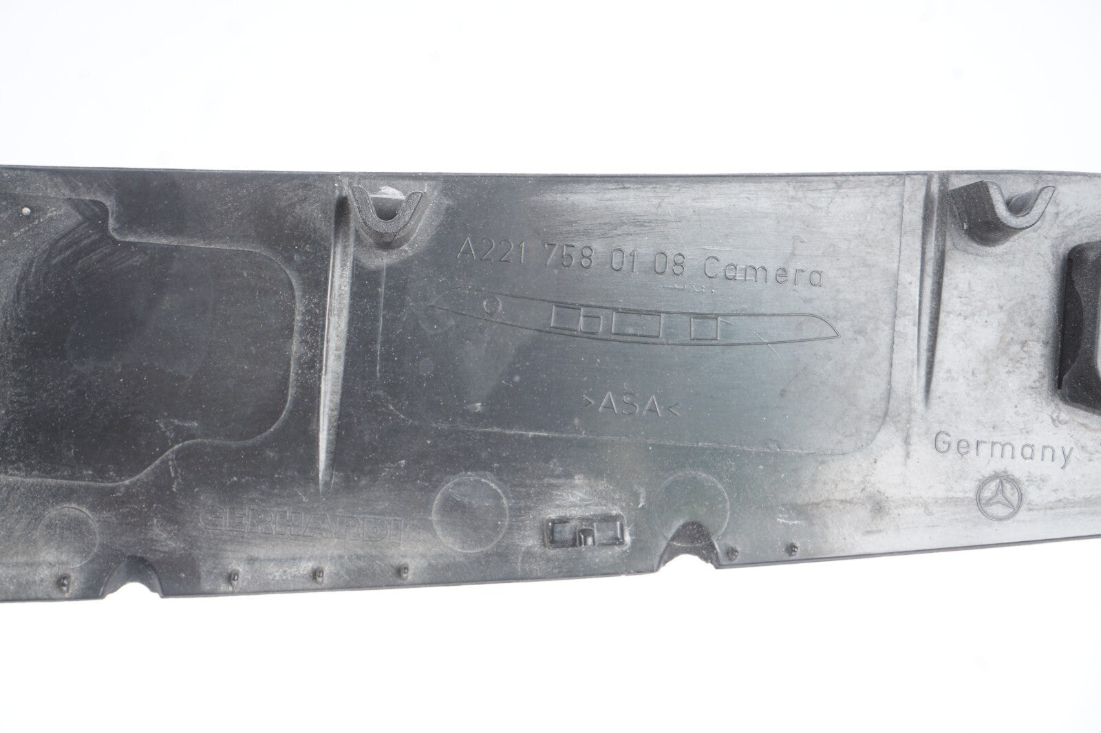 07-13 Mercedes W221 S400 S550 S600 Trunk Lid Lock Cover Trim 2217580108  OEM