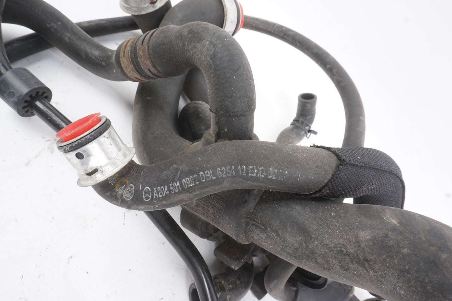 08-11 Mercedes W204 C300 Coolant Hose Line Pipe SET OEM