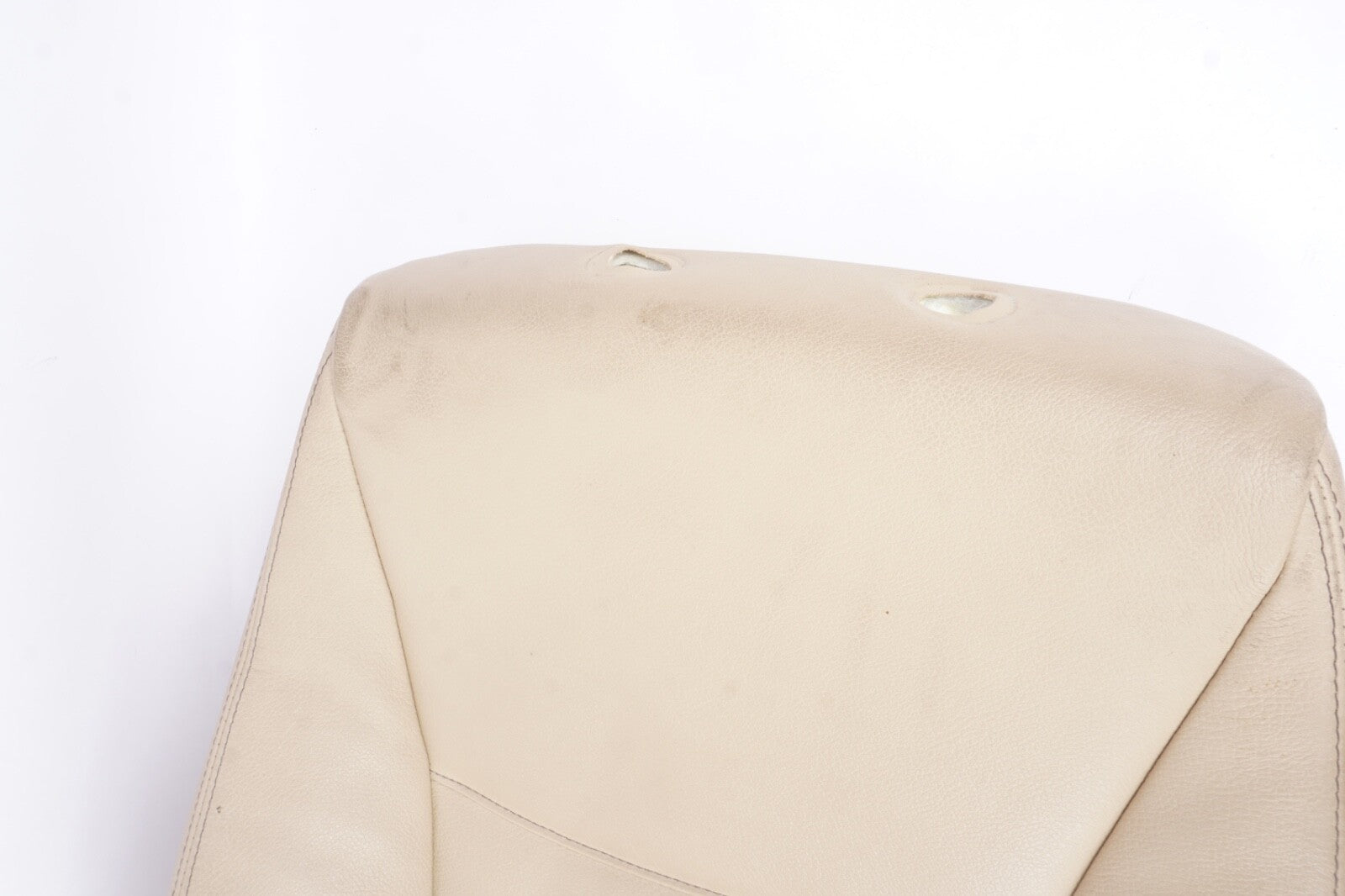 2011 - 2017 BMW X3 - Front Right Upper Backrest Seat Cushion Leather Skin Beige