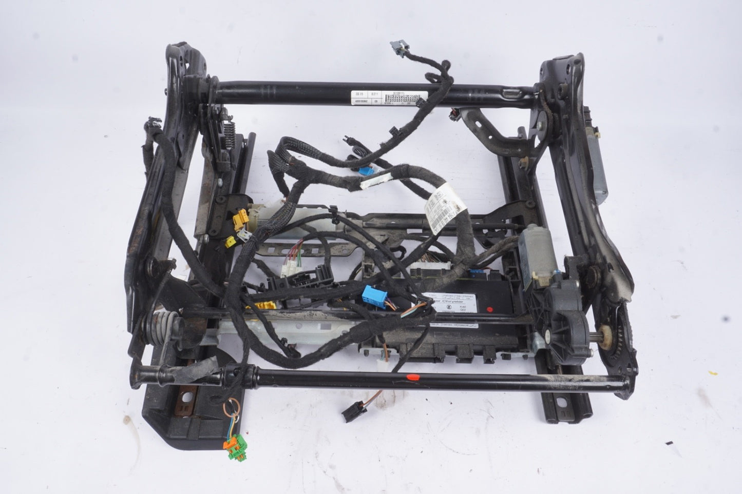2007-2012 MERCEDES GL450 ML350 FRONT LEFT SEAT LOWER TRACK FRAME & MOTOR OEM