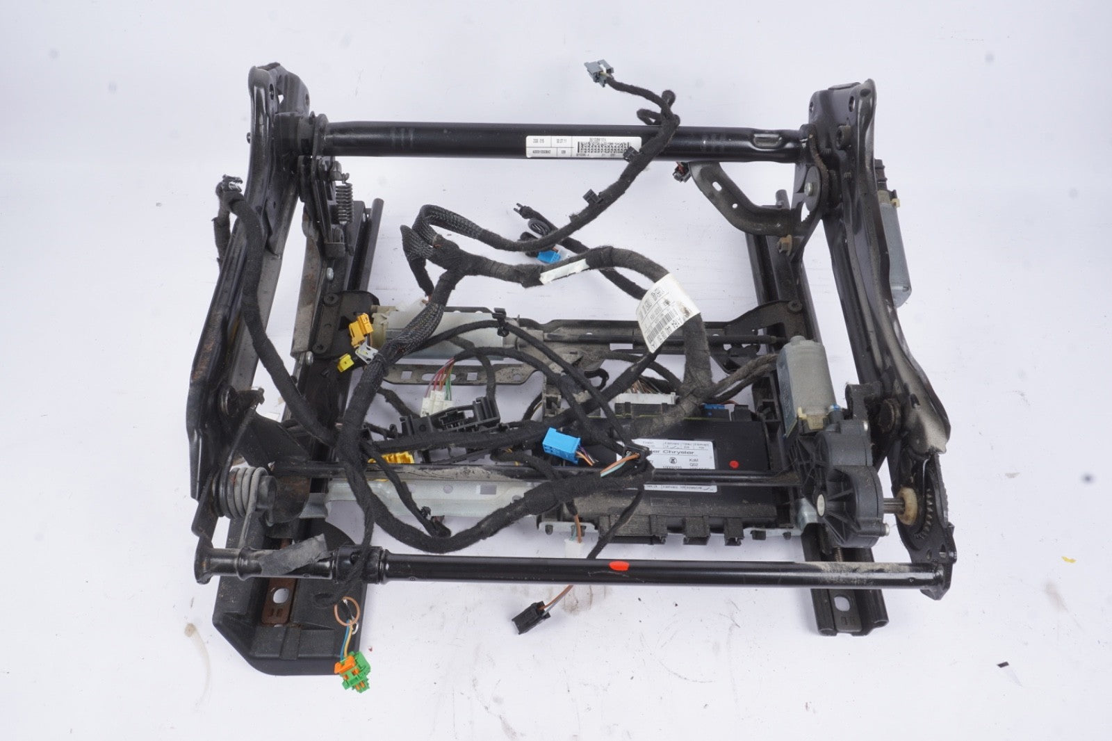 2007-2012 MERCEDES GL450 ML350 FRONT LEFT SEAT LOWER TRACK FRAME & MOTOR OEM