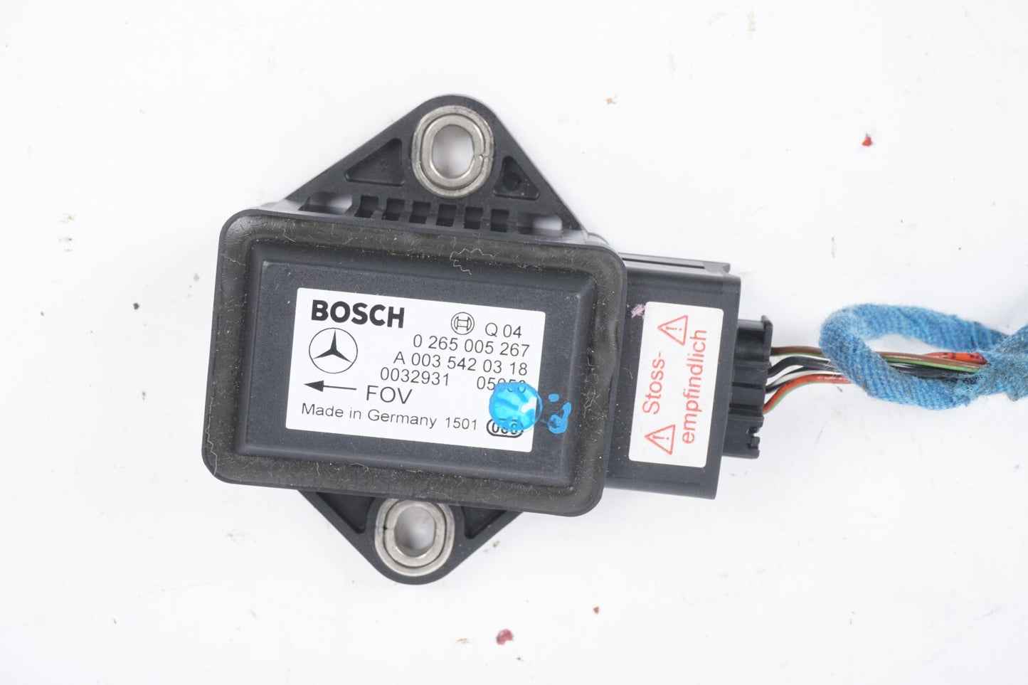 03-12 Mercedes R230 SL500 SL550 SL55 Yaw Turn Rate Acceleration Sensor OEM