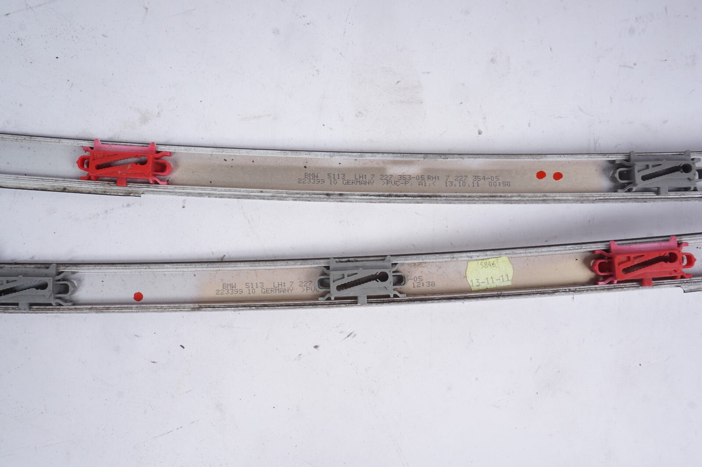 2012 - 2017 Bmw 650 F13 Coupe Roof Rack Molding Left & Right OEM