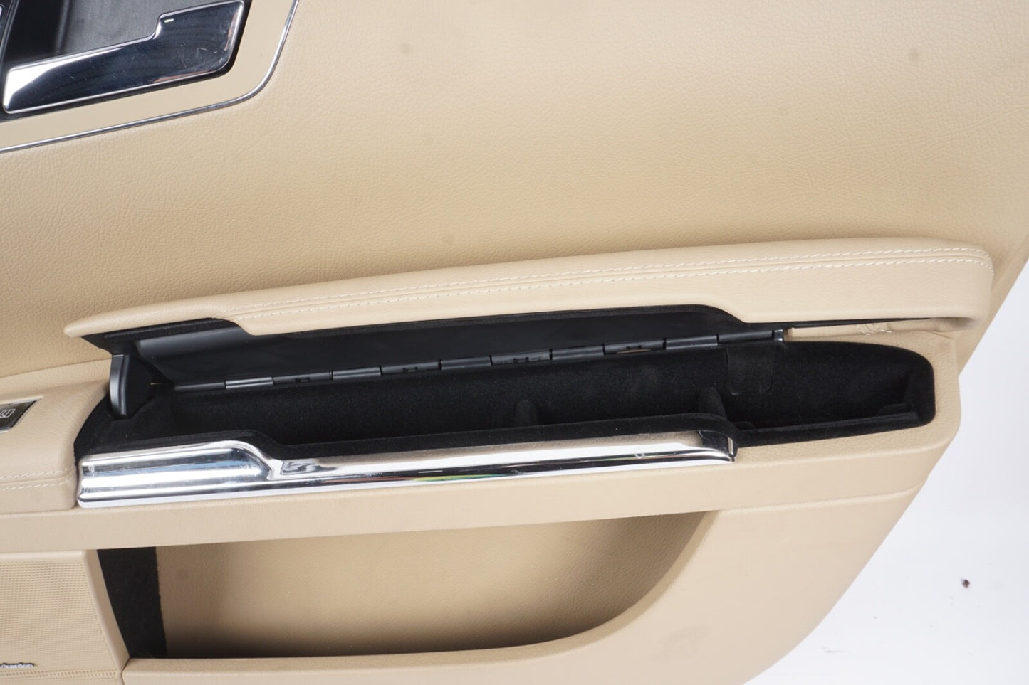 10-13 Mercedes W221 S550 S400 Front Right Side Interior Door Panel Beige OEM
