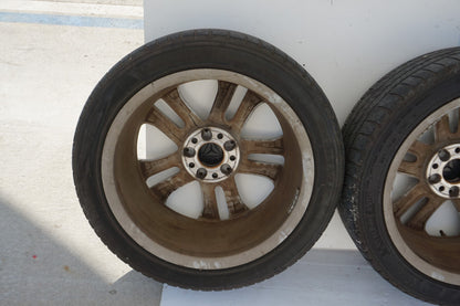 08-14 Mercedes C250 C300 C350 W204 ALLOY WHEEL RIM & TIRE R17 SET OF 4 OEM